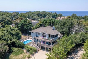Exterior - Oceanside pet-friendly Duck home w/ pool & hot tub by Sun Realty (Duck)