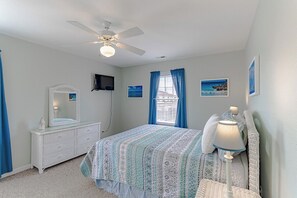 Iron/ironing board, Internet, bed sheets - Centrally-located oceanside home w/ indoor pool by Sun Realty (Kill Devil Hills)