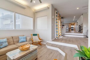 Smart TV, fireplace, DVD player, stereo - Oceanfront pet-friendly Nags Head home w/ hot tub by Sun Realty (Nags Head)