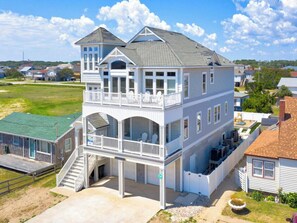 Exterior - Pet-friendly oceanside home w/pool in Kill Devil Hills by Sun Realty (Kill Devil Hills)
