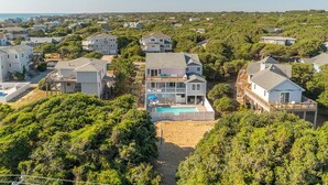 Exterior - Oceanside home with private pool, hot tub, and elevator! (Southern Shores)
