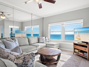 Smart TV - Gulf Front Condo in Gated Crystal Beach Complex, End Unit (Destin)