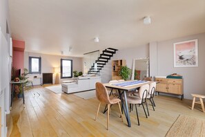 Dining - NEW DUPLEX WITH DOUBLE TERRACE, FULLY EQUIPPED (Montreuil)