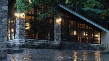 Majoituspaikan julkisivu