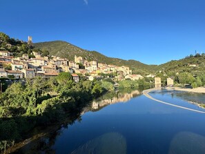 House | View from property - La Rocaille, House for 6 With Swimming Pool (Roquebrun)