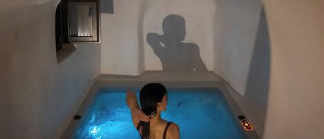 Aether Suite with Caldera View & Outdoor Jetted Tub | Terrasse/Patio