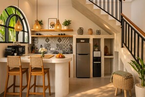 Luxury Villa, Patio, Pool View | Private kitchen - Villa Talitha by DVH Luxe Tropical Pool (Canggu)