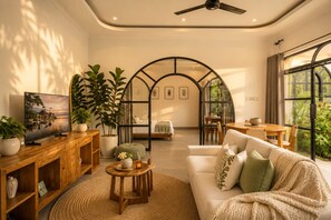 Luxury Villa, Patio, Pool View | Living area - Villa Talitha by DVH Luxe Tropical Pool (Canggu)
