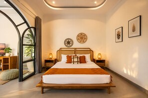 Villa Luxe, patio, vue piscine