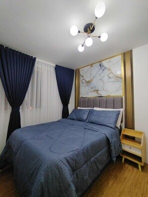 1 bedroom, WiFi, bed sheets - 1 Bedroom Condo at Arezzo Place Davao Near SM Lanang and Davao Airport (Davao City)