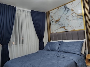 1 bedroom, WiFi, bed sheets - 1 Bedroom Condo at Arezzo Place Davao Near SM Lanang and Davao Airport (Davao City)