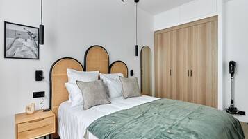 Apartamento | 1 quarto, espaço de trabalho para notebook