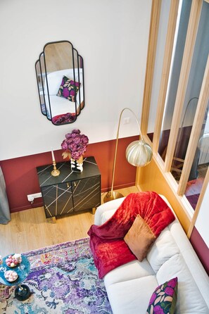 Living area - La Suite Pourpre - Duplex - Mulhouse Hyper Centre (Mulhouse)