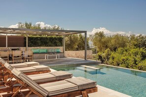Pool - Azamara - Three Bedroom Villa, Sleeps 6 (Fiskardo)