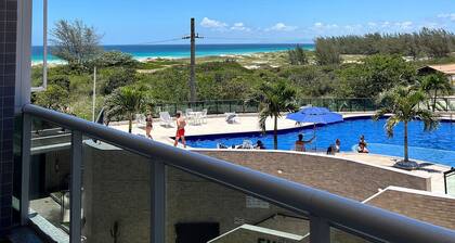 Apartamento vista mar condomínio fechado