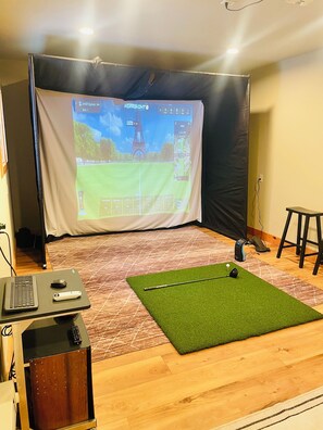 Interior - Charming Mountaintop Cabin with Ski In/Out, Golf Simulator, New Hot Tub & Arcade (McHenry)