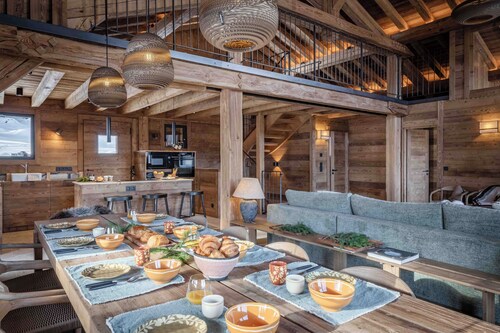 Chalet de l'Emey - art de vivre face au Mont-Blanc (12 pers.)