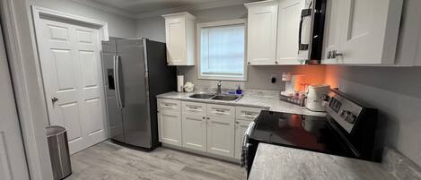 Microwave, oven, stovetop