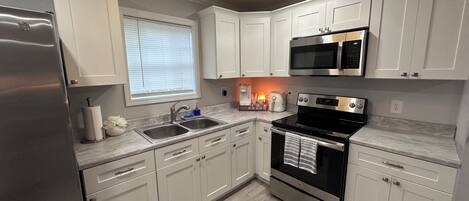 Microwave, oven, stovetop