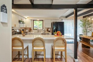 Private kitchen - Chic Chalet Mins. to Skiing w/ Hot Tub & Firepit (Long Pond)