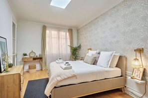 Apartamento | 1 quarto, espaço de trabalho para notebook