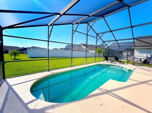 Pool - 4 bedroom retreat with private pool in Davenport FL (Davenport)