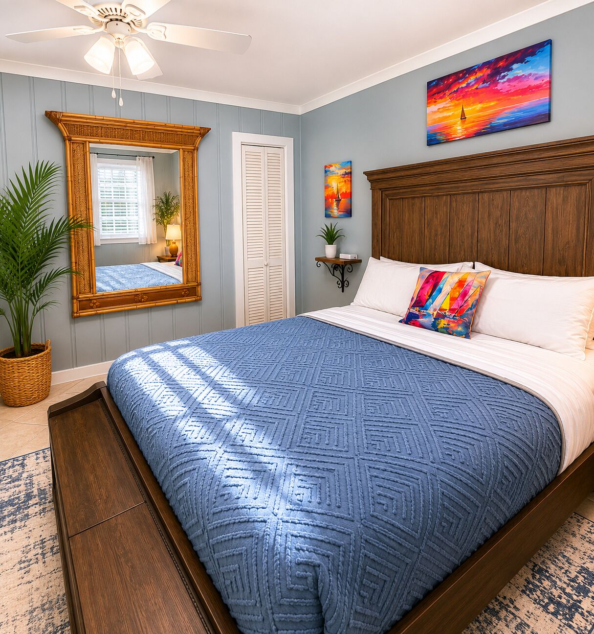 1 Schlafzimmer, Bügeleisen/Bügelbrett, kostenloses WLAN, Bettwäsche
