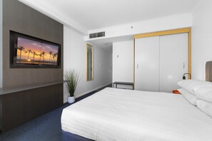 Apartamento | 1 quarto, roupa de cama