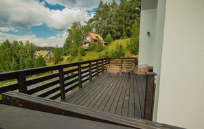 House | Balcony - A Comfortable House in Kashubia for 4 People (gmina Stężyca)