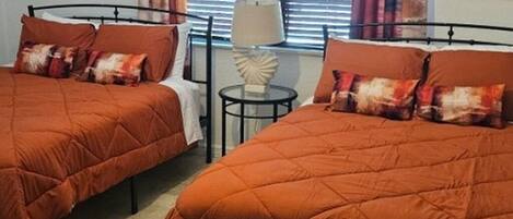 Free WiFi, bed sheets