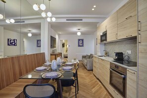 Apartment | Private kitchen - Spacious Apartment With AC - Center of Paris (Paris)
