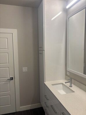 Towels, soap, toilet paper