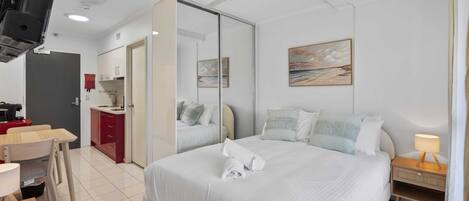 アパートメント | 1 室のベッドルーム、ベッドシーツ