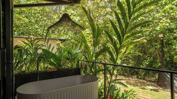 Cabane Deluxe, vue jardin | Salle de bain