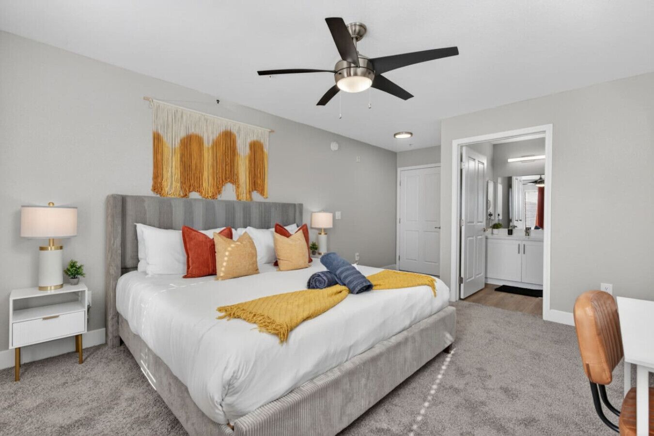 Desk, iron/ironing board, travel crib, WiFi