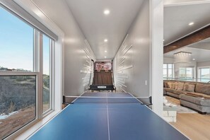 Game room - Moose Ridge | Designer Home w/ Hot Tub & Game Room (Fish Haven)