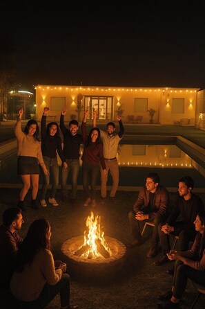 Enceinte de l’hébergement