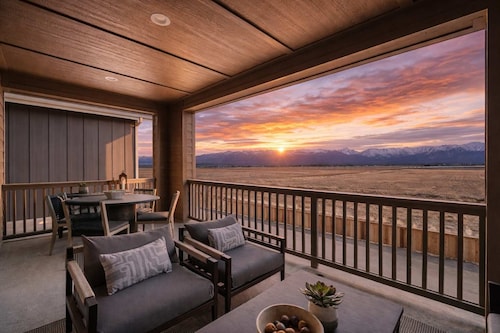 Modern retreat with panoramic Bridger Range views