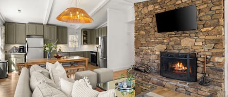 智能電視、壁爐