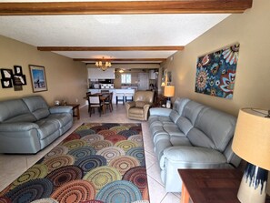 Smart TV - Beachfront Gem w/ Extended Balcony & Tennis View (St. Augustine Beach)