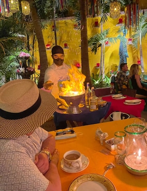 Outdoor dining
