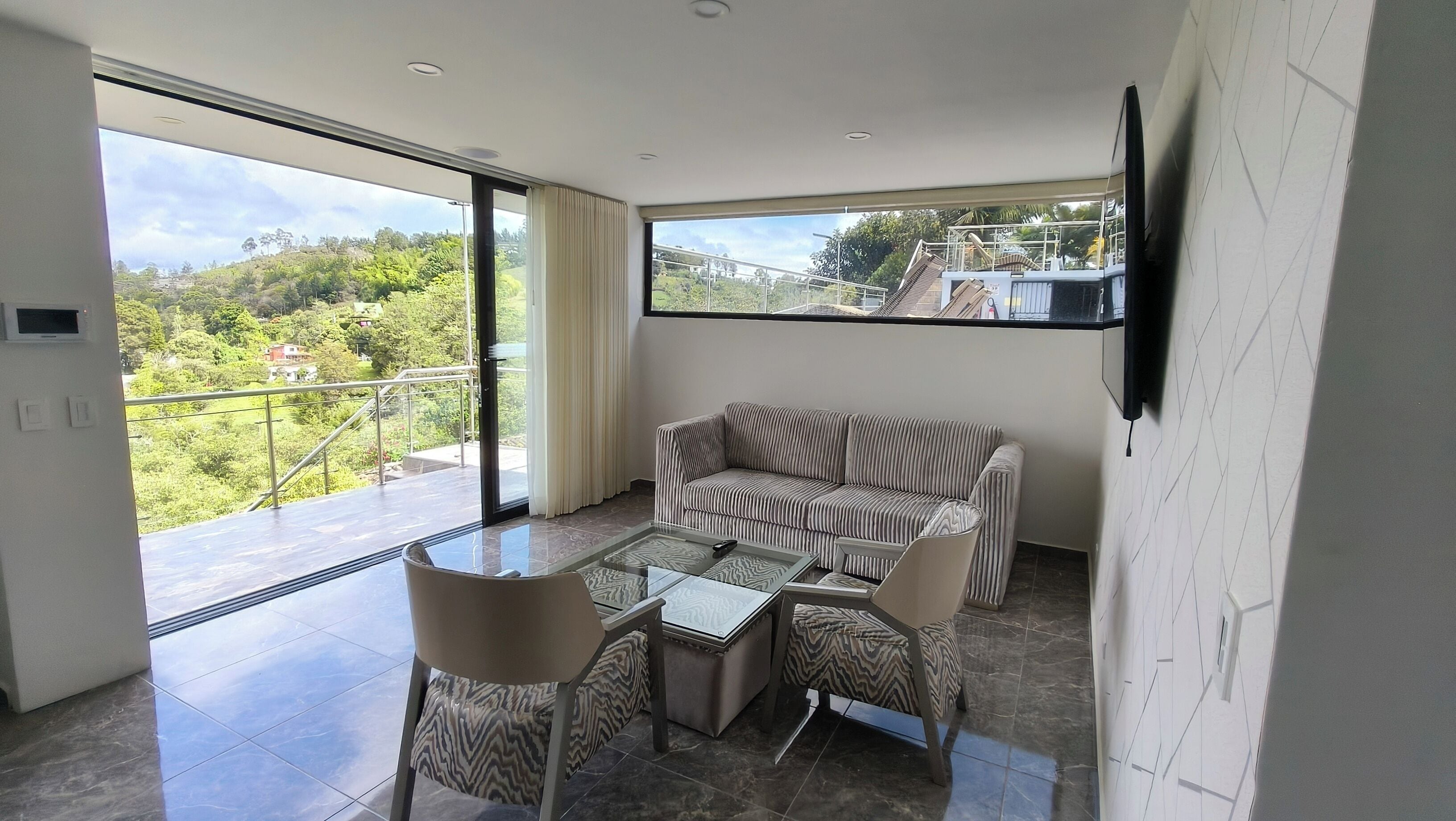 Familienapartment, Bergblick | Wohnbereich