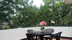 Executive suite, balkon, uitzicht op de stad | Balkon
