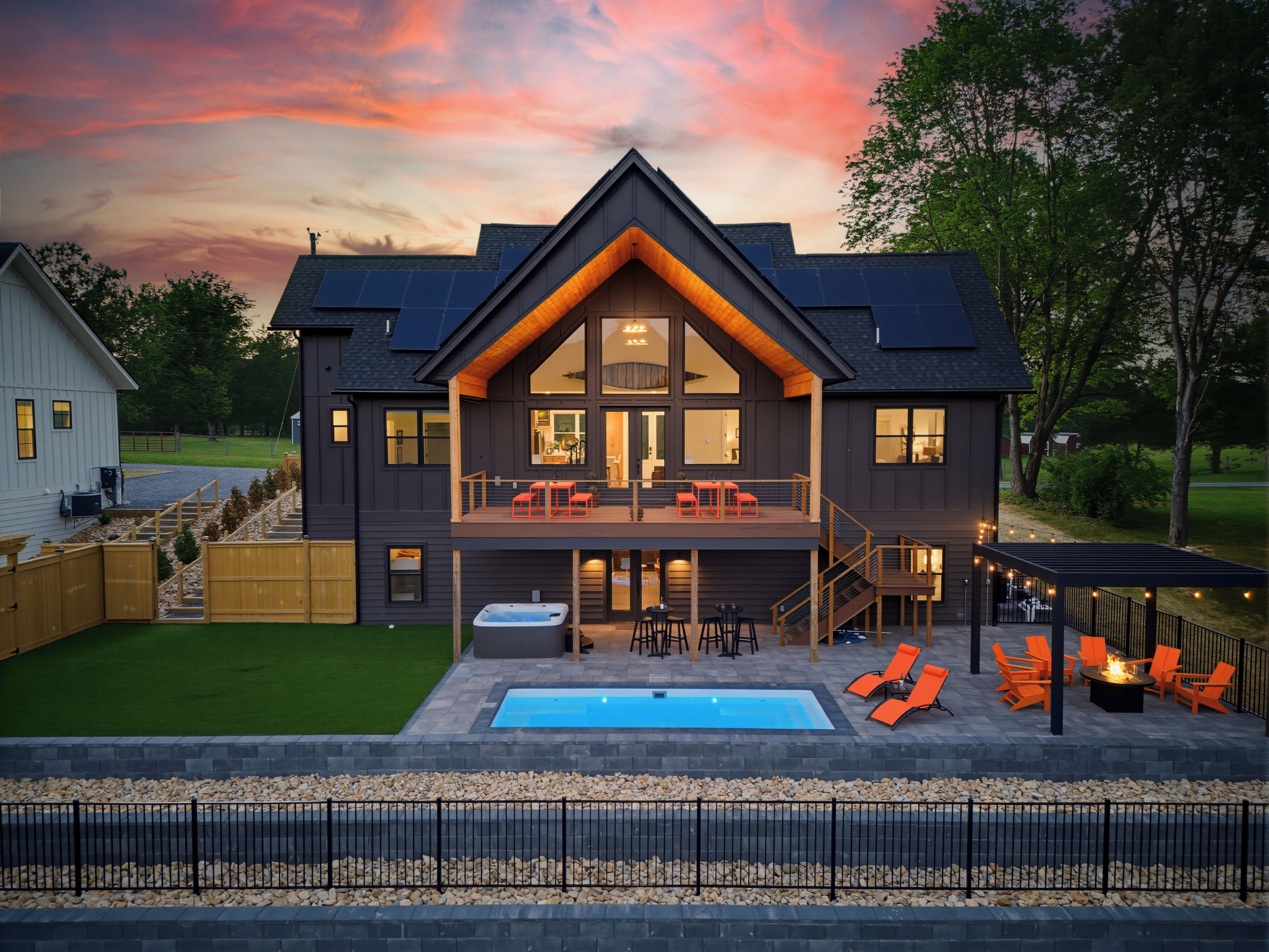 Luxury meets rustic charm, framed by unforgettable views