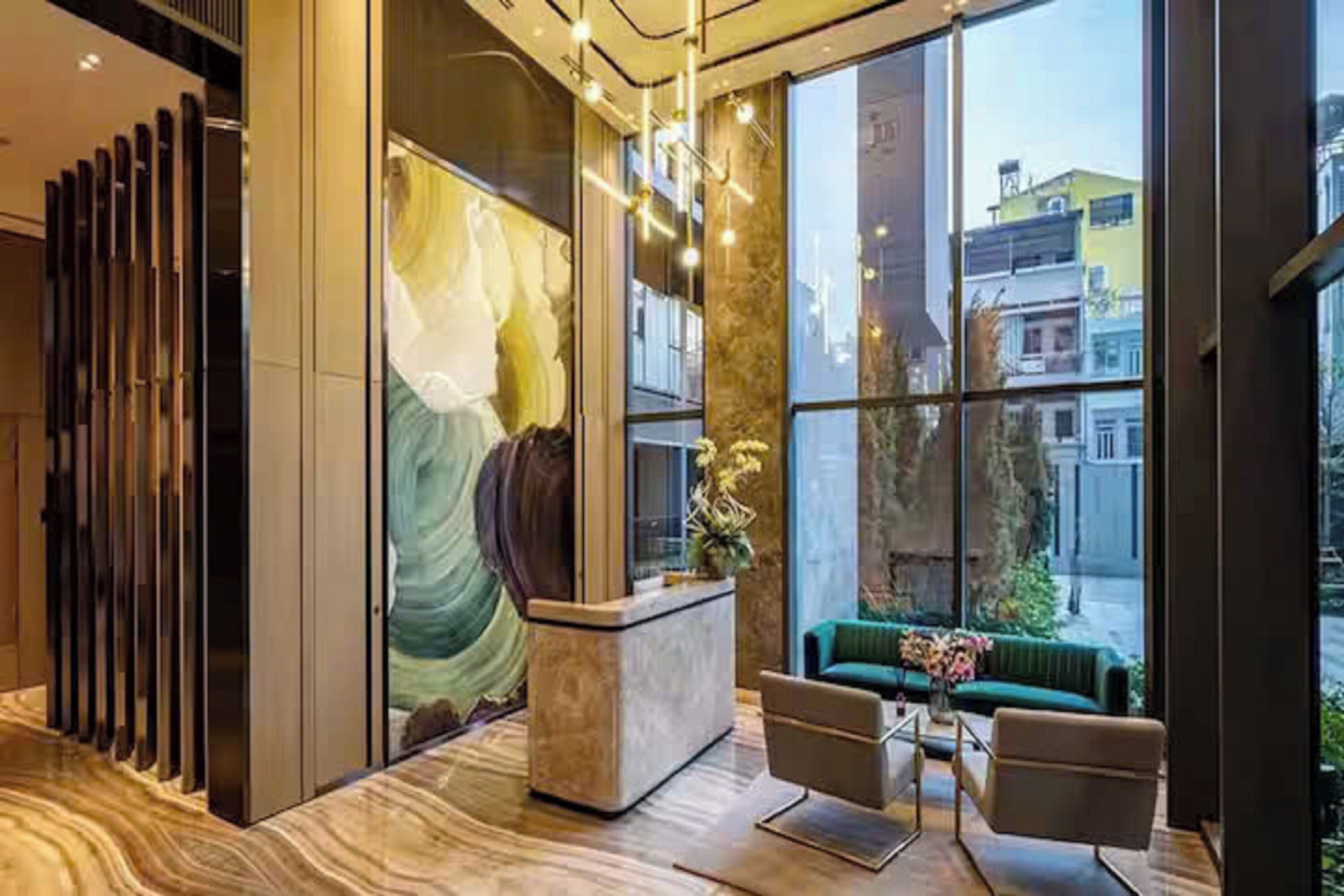 Sala de estar en el lobby