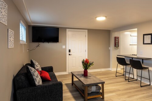 Modern guest suite with private entrance