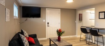 Modern guest suite with private entrance