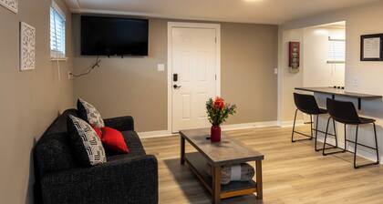 Modern guest suite with private entrance