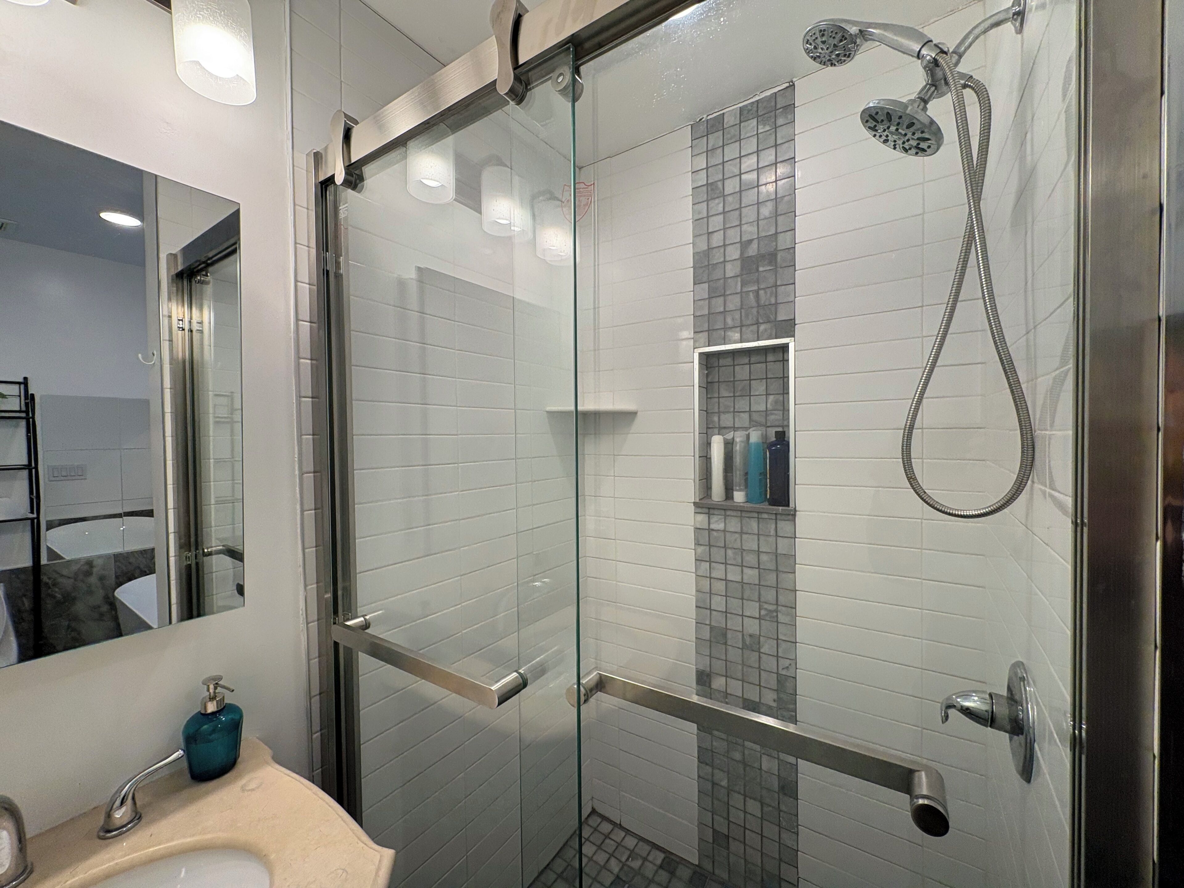 Towels, soap, toilet paper