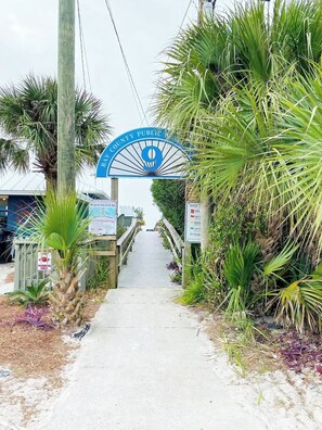 Property grounds - ~ 50 STEPS TIL YOUR TOES ARE IN THE SAND! ~ Charming private condo you'll love! (Panama City Beach)